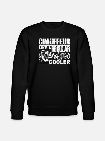 Chauffeur Chauffeur Cooler - Stanley/Stella CHANGER Unisex Organic Sweatshirt - black