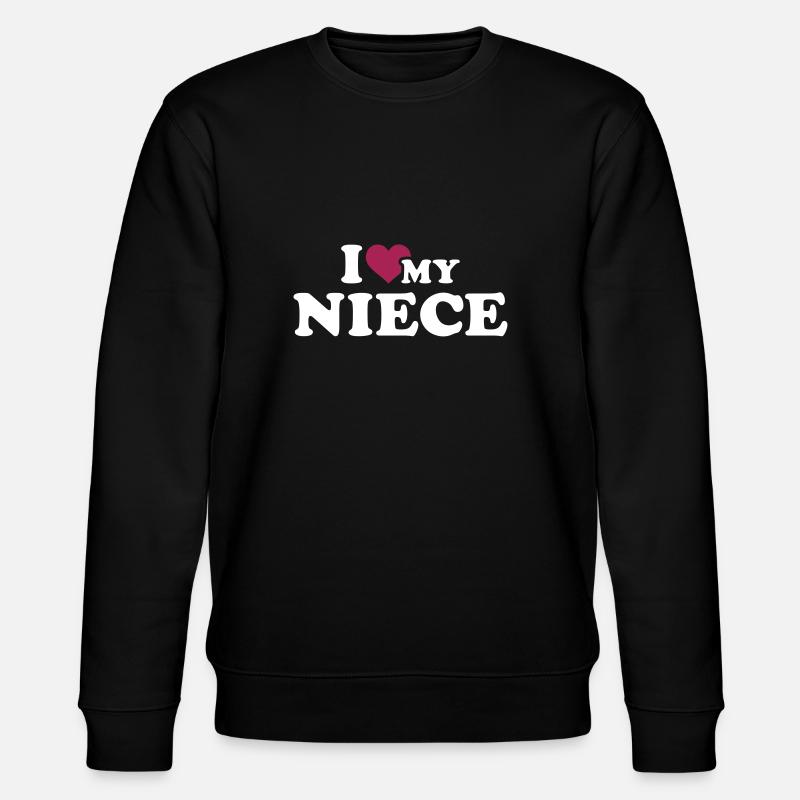 Nichte - Stanley/Stella Unisex Bio-Sweatshirt CHANGER  - Schwarz
