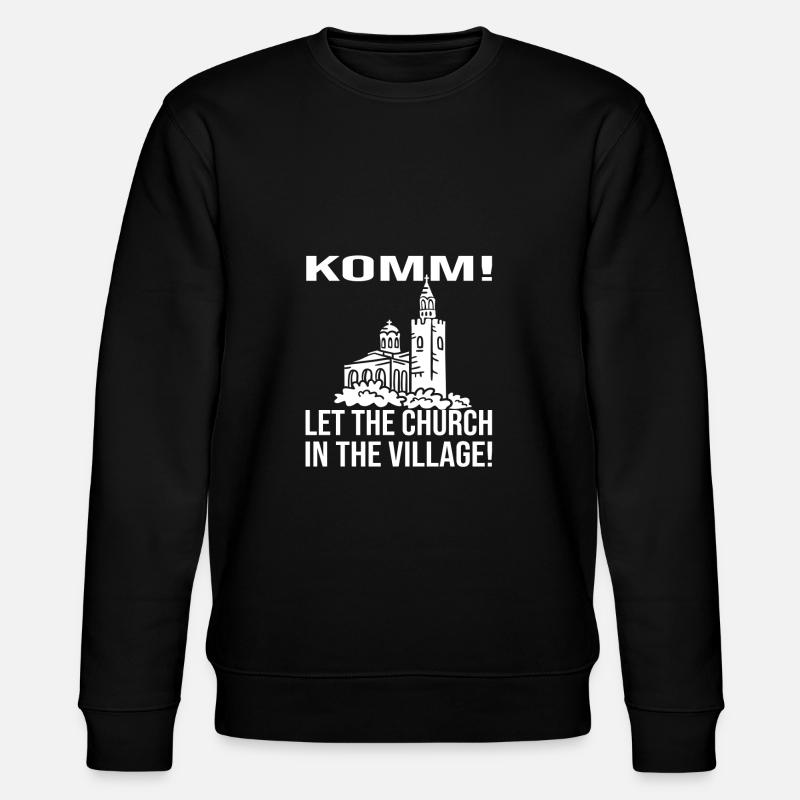 Denglisch - Stanley/Stella Unisex Bio-Sweatshirt CHANGER  - Schwarz