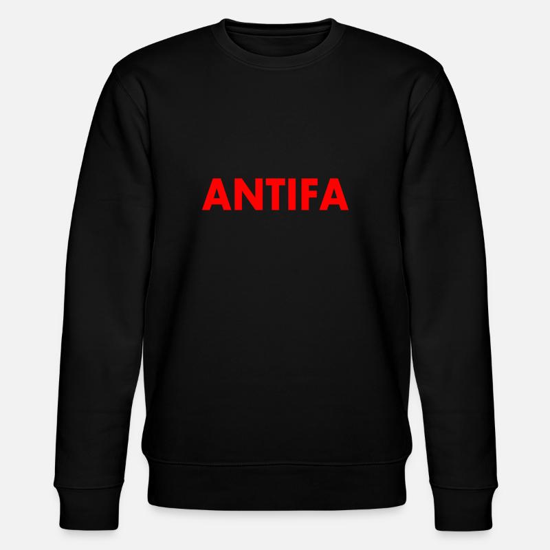 Antifa - Stanley/Stella CHANGER Unisex Organic Sweatshirt - black