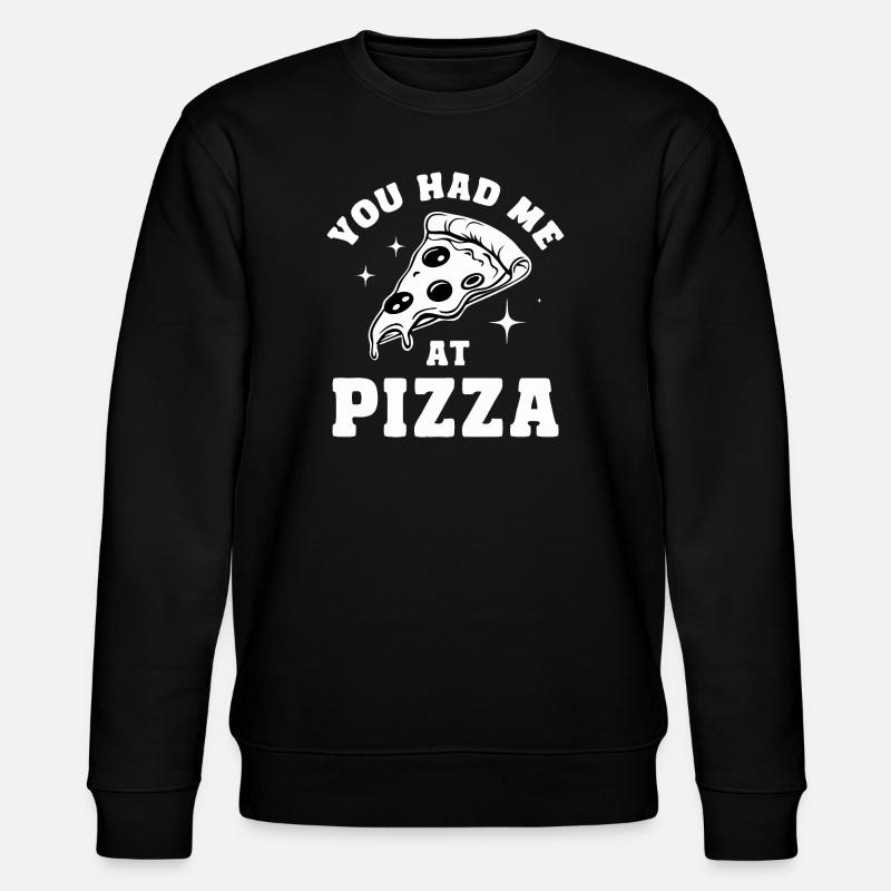 Pizza Italie Restauration rapide - Sweat bio CHANGER Stanley/Stella Unisexe - noir