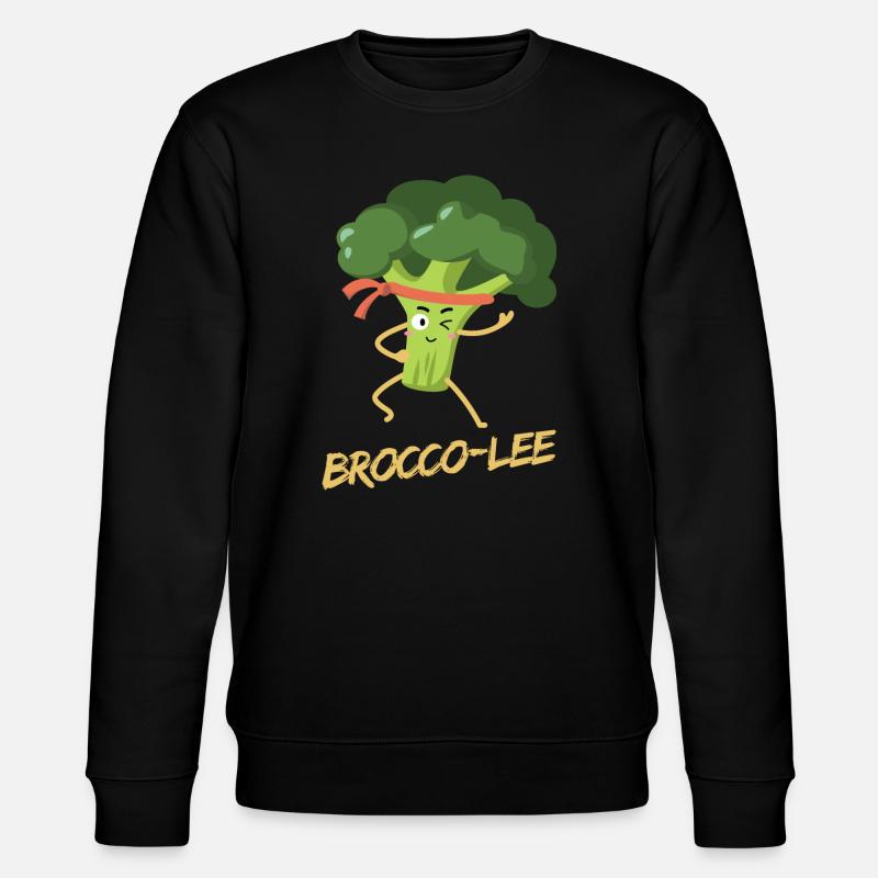 Brocco-Lee - gesunder Kampfsport - Stanley/Stella Unisex Bio-Sweatshirt CHANGER - Schwarz