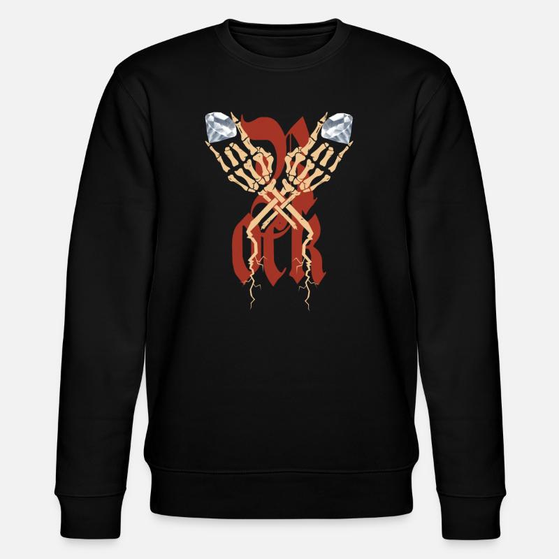Squelette de Diamond Rock - Sweat bio CHANGER Stanley/Stella Unisexe - noir