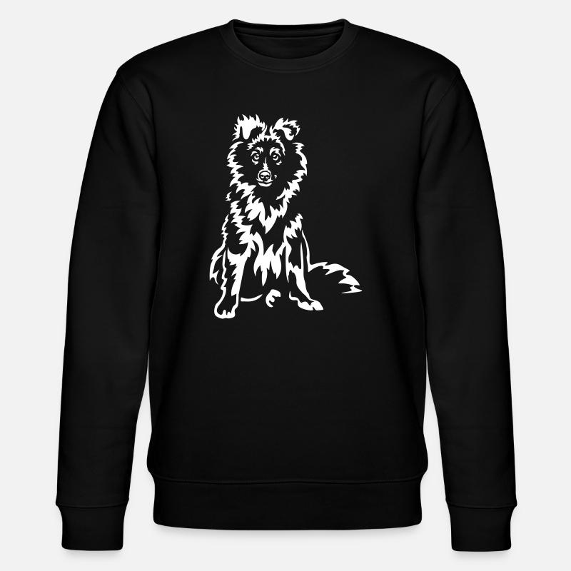 Sheltie "Black Edition" - Stanley/Stella Unisex Bio-Sweatshirt CHANGER  - Schwarz