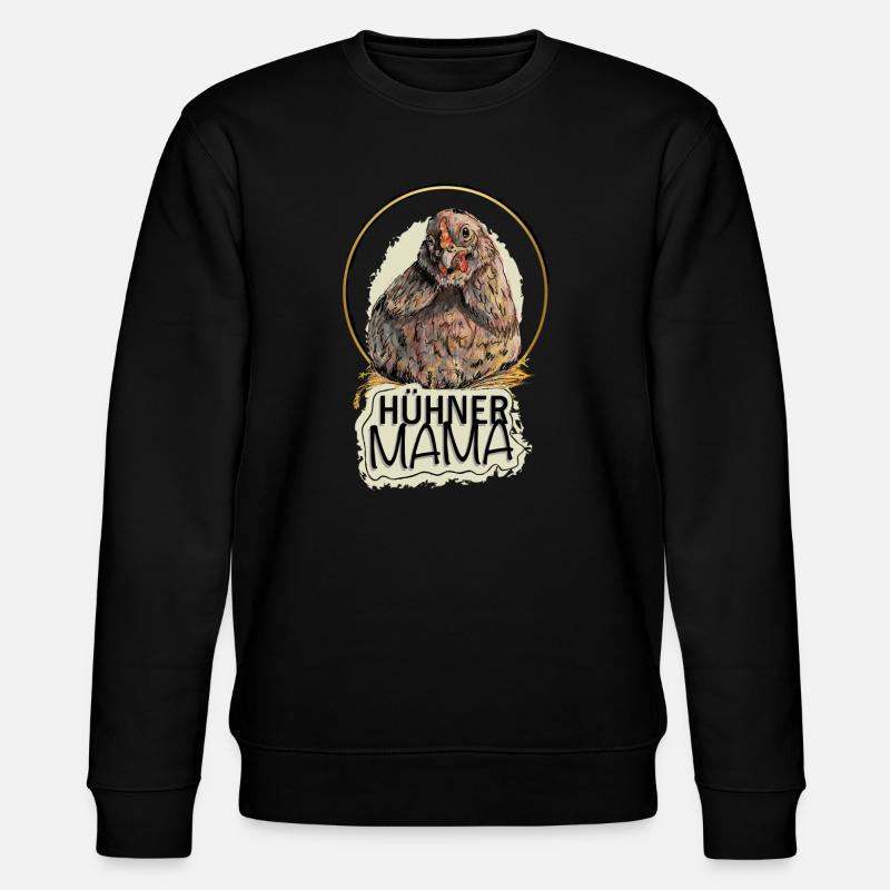 La maman des poules - Sweat bio CHANGER Stanley/Stella Unisexe - noir
