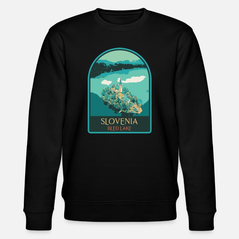 Illustration : L'île enchantée de Bled - Sweat bio CHANGER Stanley/Stella Unisexe - noir
