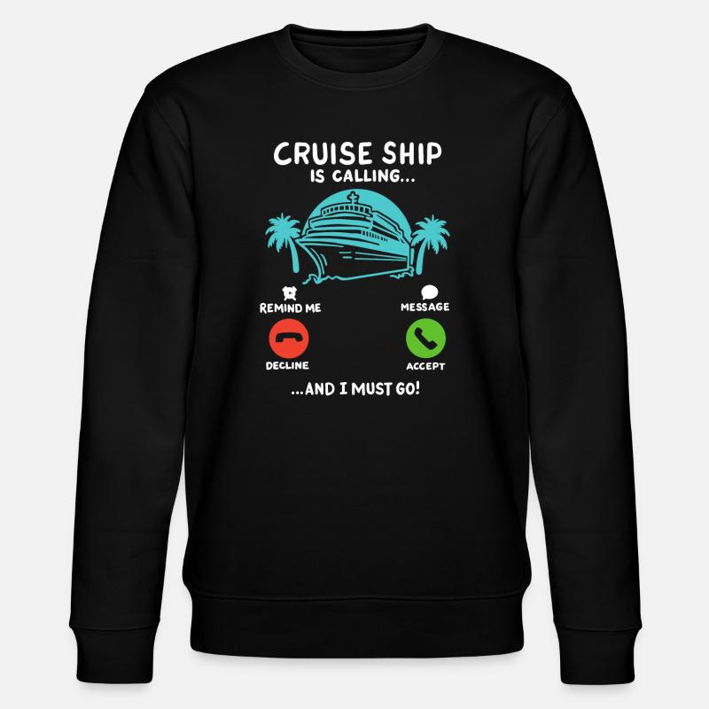 Kreuzfahrt Sommerurlaub - Stanley/Stella Unisex Bio-Sweatshirt CHANGER  - Schwarz