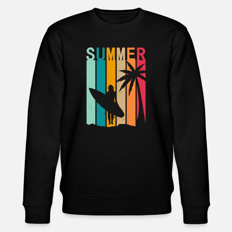 Surfeuse - Sweat bio CHANGER Stanley/Stella Unisexe - noir