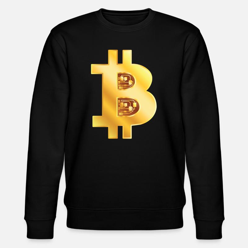 Bitcoin Or - Sweat bio CHANGER Stanley/Stella Unisexe - noir