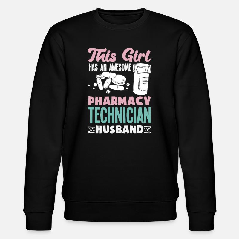 Pharmacist Pharmaceutical Technical - Stanley/Stella CHANGER Unisex Organic Sweatshirt - black