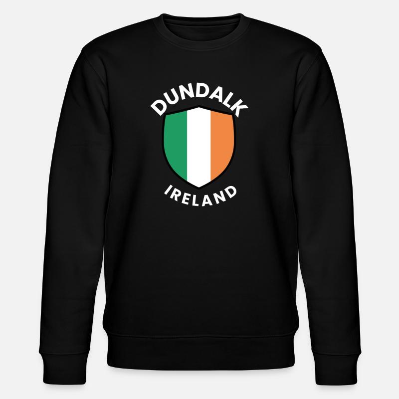 Bouclier d’Irlande de Dundalk - Sweat bio CHANGER Stanley/Stella Unisexe - noir