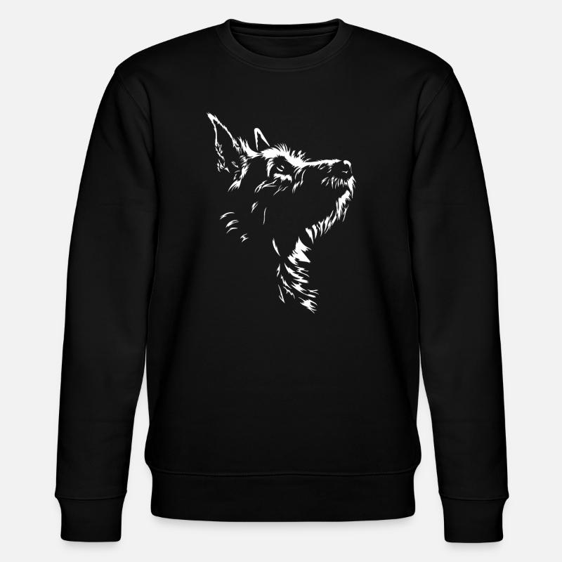 Berger Picard Silhouette de chien Wilsigns - Sweat bio CHANGER Stanley/Stella Unisexe - noir