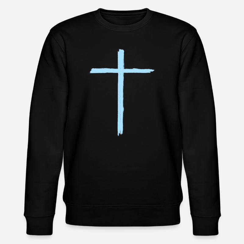 Jésus-Christ Croix du christianisme - Sweat bio CHANGER Stanley/Stella Unisexe - noir