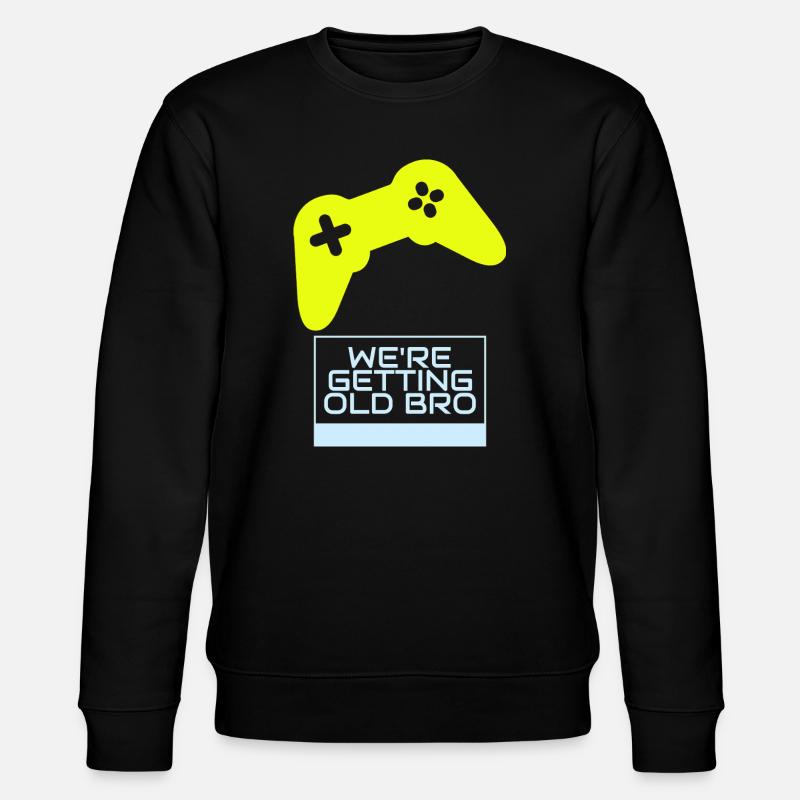 Gamer Nostalgie: On Vieillit - Sweat bio CHANGER Stanley/Stella Unisexe - noir