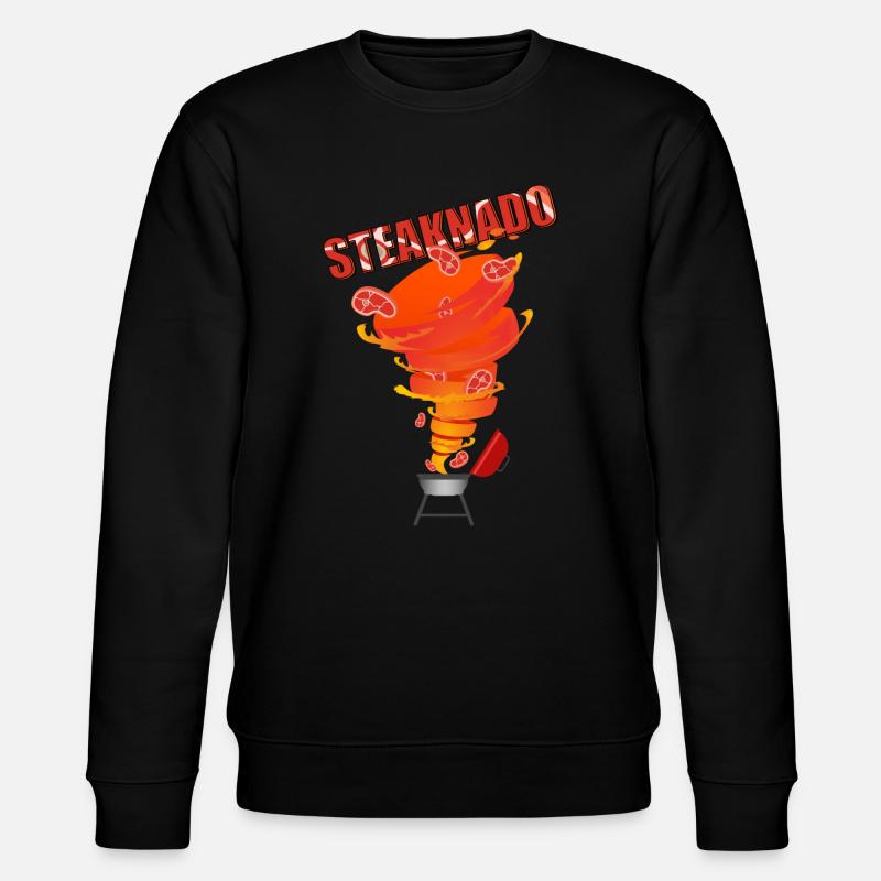 Steaknado - Stanley/Stella Unisex Bio-Sweatshirt CHANGER - Schwarz