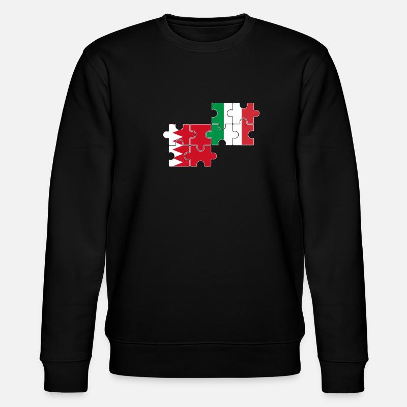 Bahreïn Italie Drapeau de Bahreïn - Sweat bio CHANGER Stanley/Stella Unisexe - noir