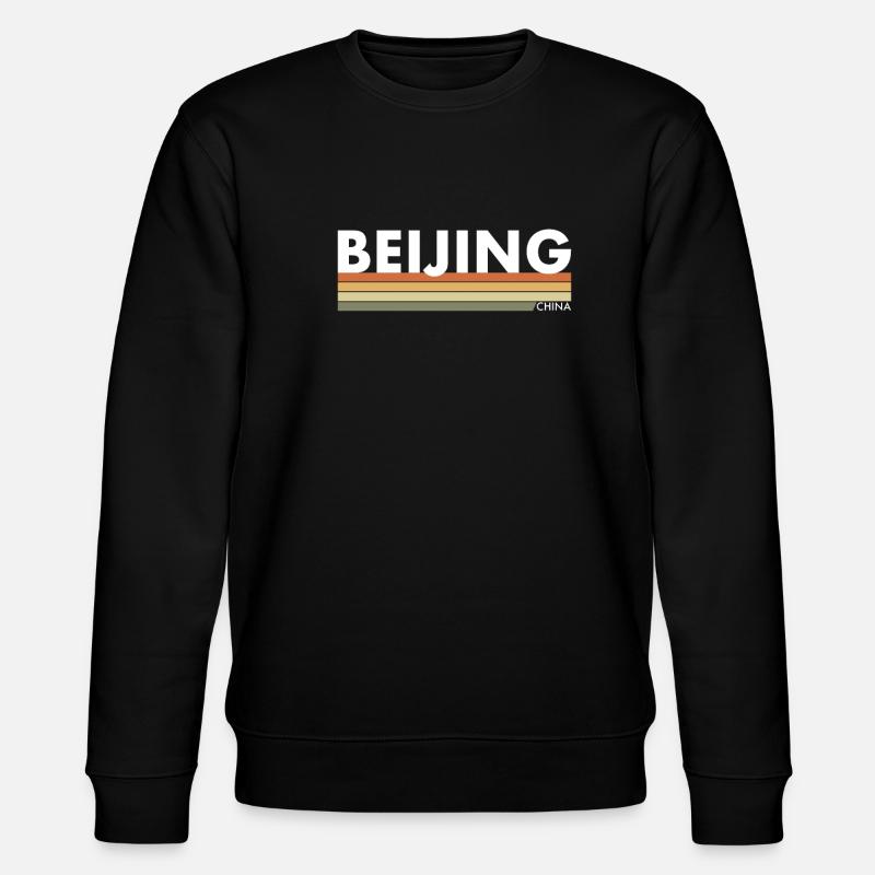 Pékin Chine Chine Chinois - Sweat bio CHANGER Stanley/Stella Unisexe - noir