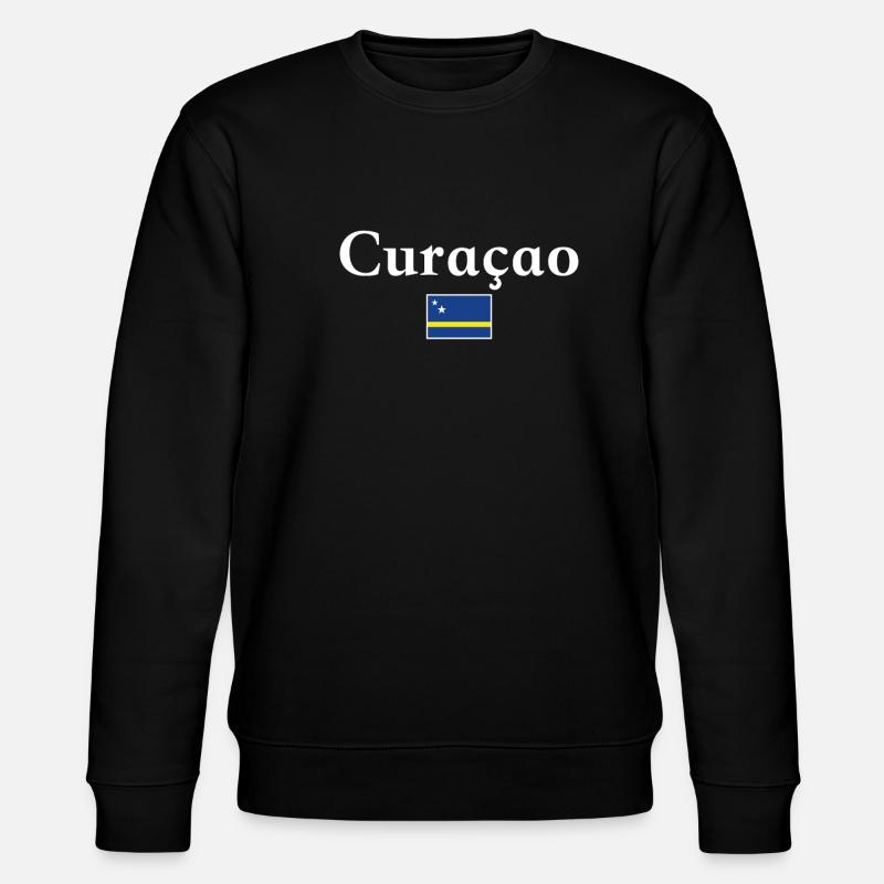 Drapeau de Curaçao - Sweat bio CHANGER Stanley/Stella Unisexe - noir
