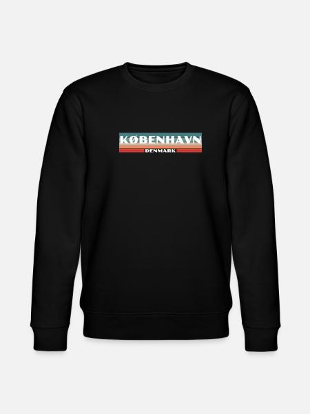 København Denmark Denmark Danish Danish - Stanley/Stella CHANGER Unisex Organic Sweatshirt - black