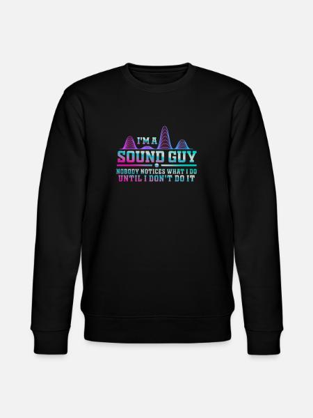 Sound Guy Not A Magician - Stanley/Stella CHANGER Unisex Organic Sweatshirt - black