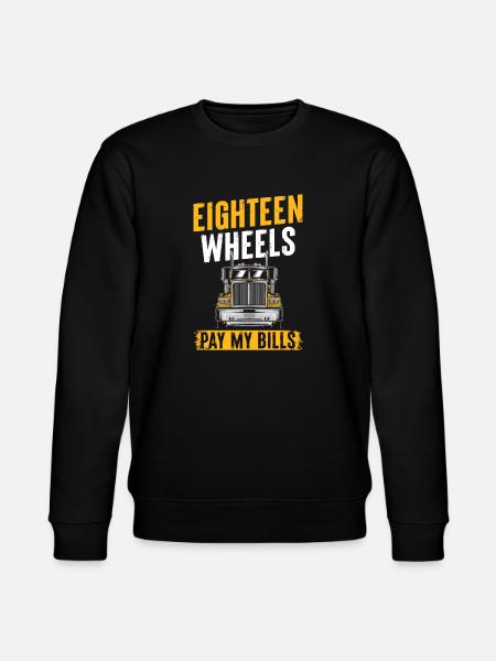 Dix-huit roues paient mes factures - Sweat bio CHANGER Stanley/Stella Unisexe - noir