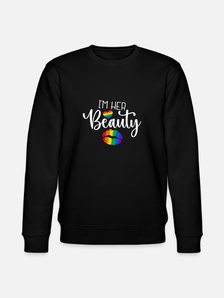 I´m Her Beauty - Stanley/Stella CHANGER Unisex Organic Sweatshirt - black