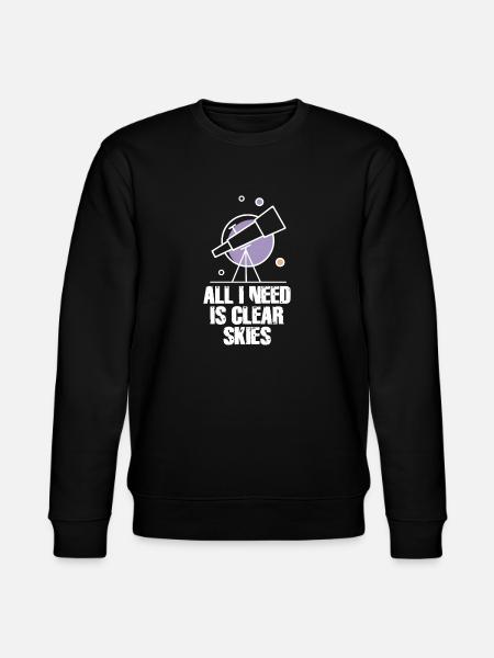 Astrophotography Astronomy Space Camera: - Stanley/Stella CHANGER Unisex Organic Sweatshirt - black