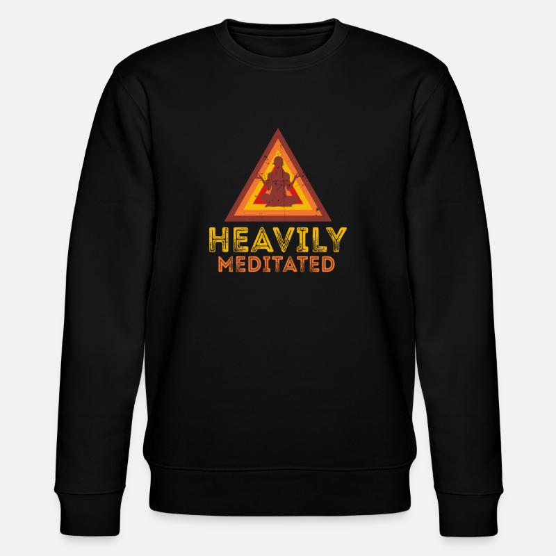 Stark meditiert - Stanley/Stella Unisex Bio-Sweatshirt CHANGER  - Schwarz