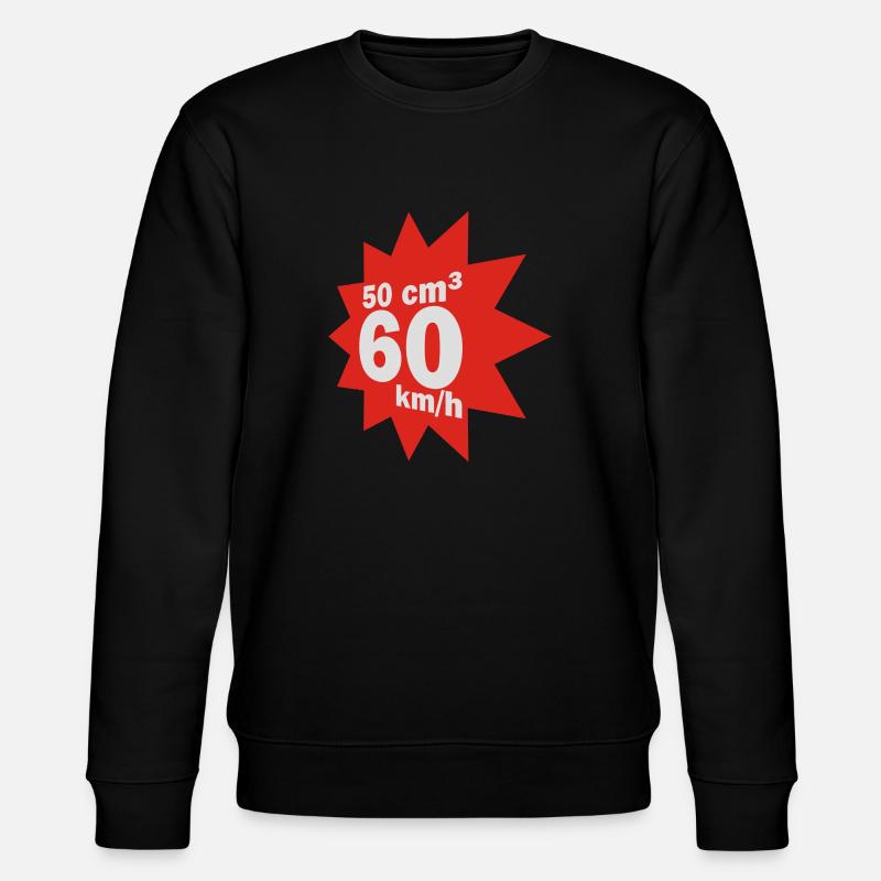 50 cc, 60 kmh - Sweat bio CHANGER Stanley/Stella Unisexe - noir