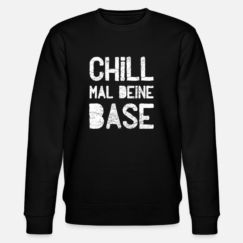Chill your base - Stanley/Stella CHANGER Unisex Organic Sweatshirt - black