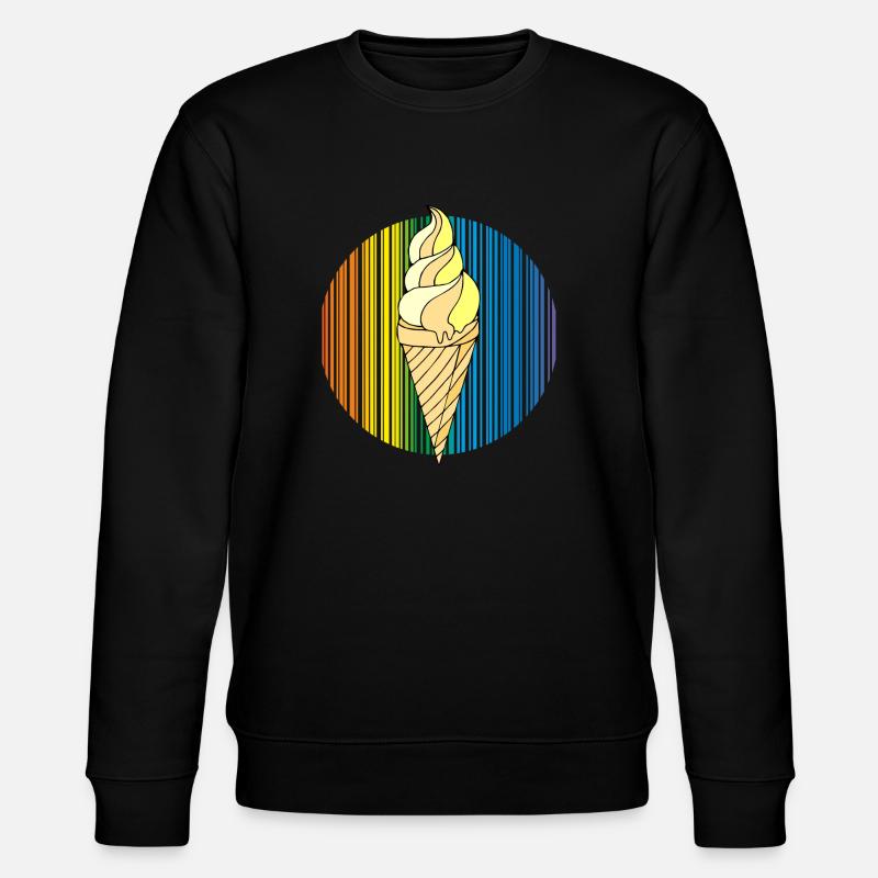 Eiscreme - Stanley/Stella Unisex Bio-Sweatshirt CHANGER  - Schwarz