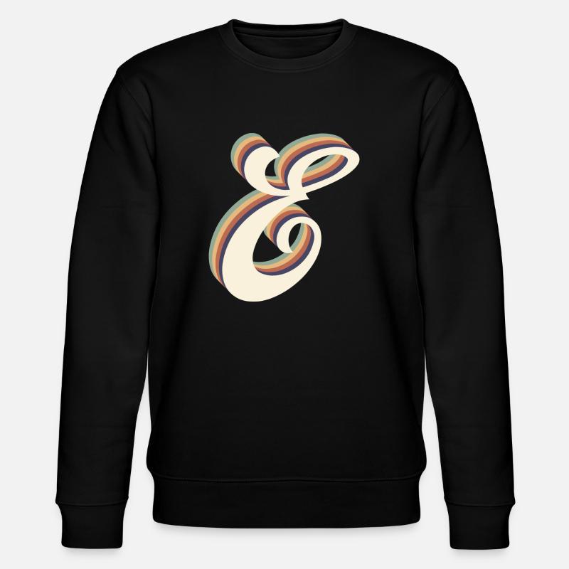 lettre e - Sweat bio CHANGER Stanley/Stella Unisexe - noir
