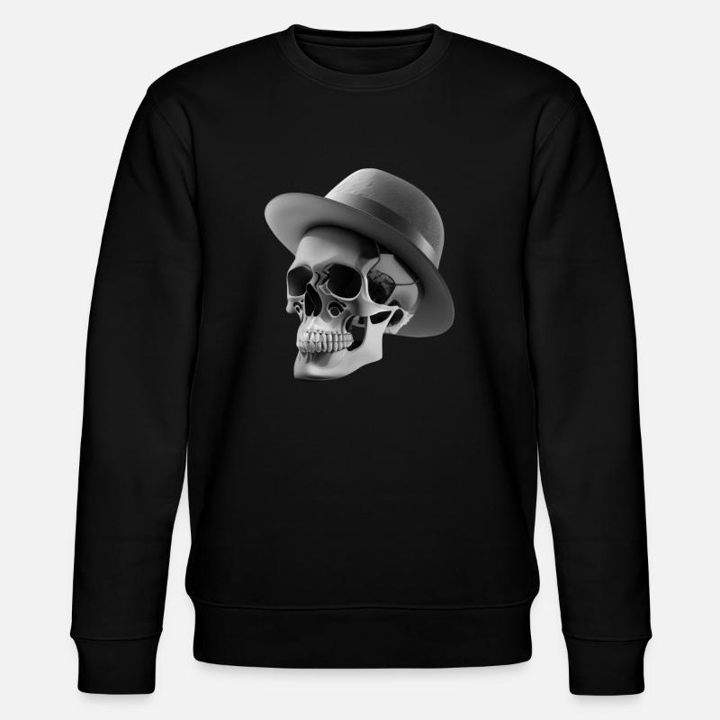 Crâne - Sweat bio CHANGER Stanley/Stella Unisexe - noir