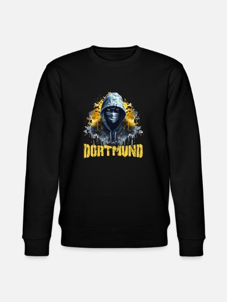 Dortmund T-Shirt for Dortmund Ultras - Stanley/Stella CHANGER Unisex Organic Sweatshirt - black