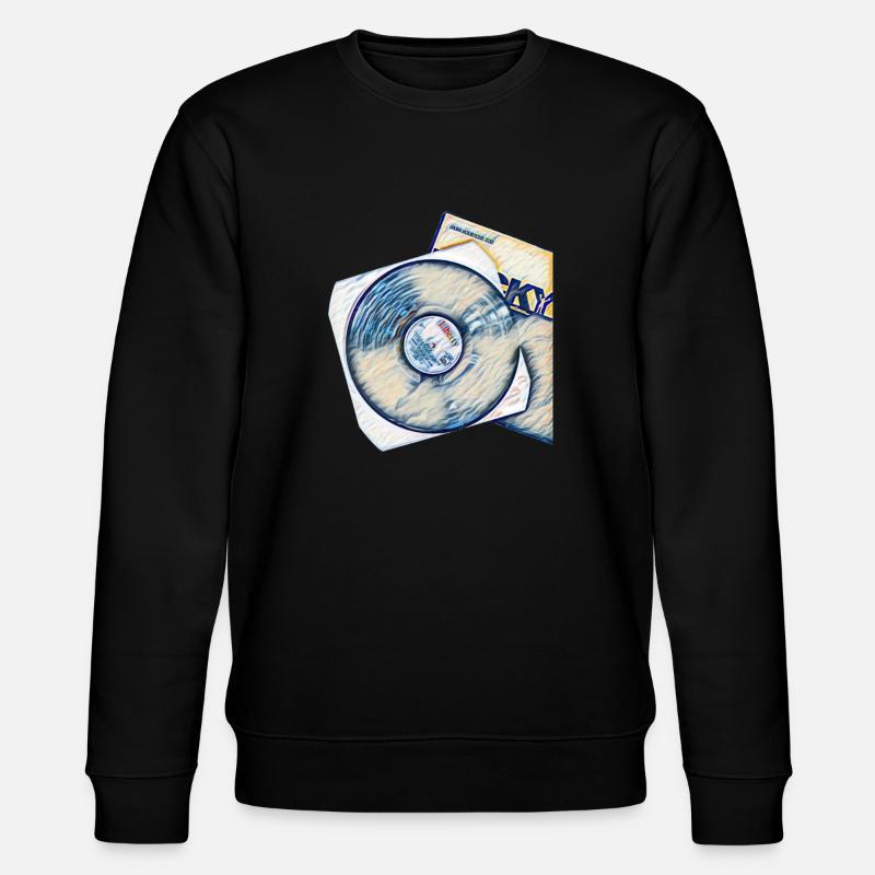 Disque vinyle avec pochette - Sweat bio CHANGER Stanley/Stella Unisexe - noir