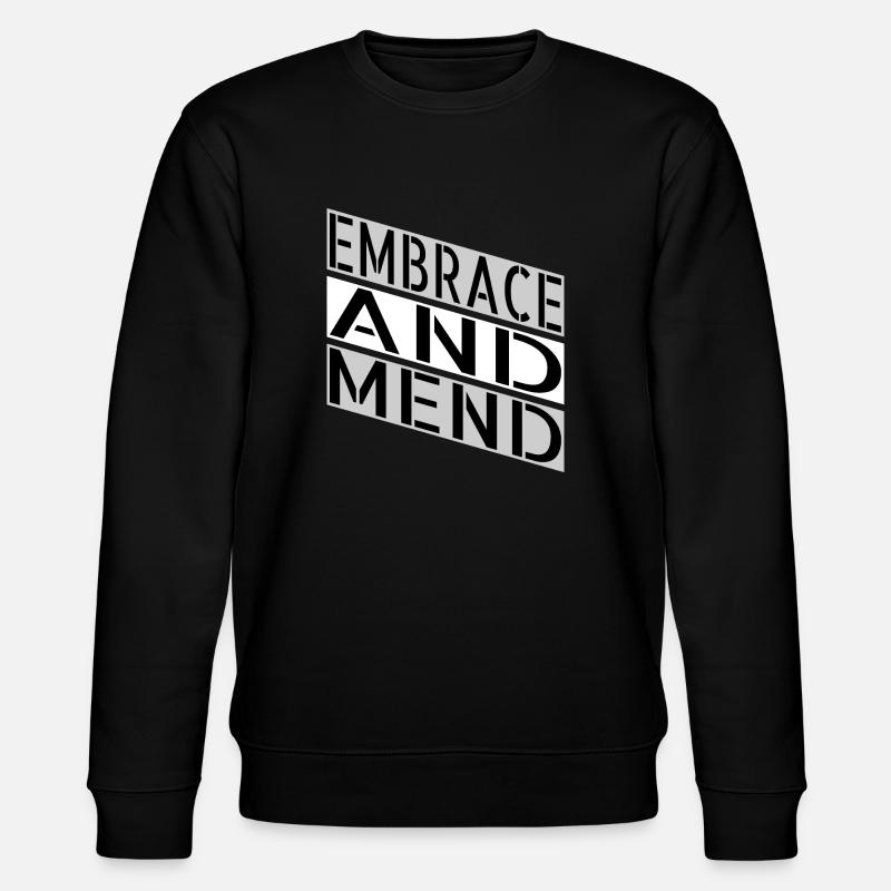 joke funny sayings healing quotes - Stanley/Stella Unisex Bio-Sweatshirt CHANGER  - Schwarz