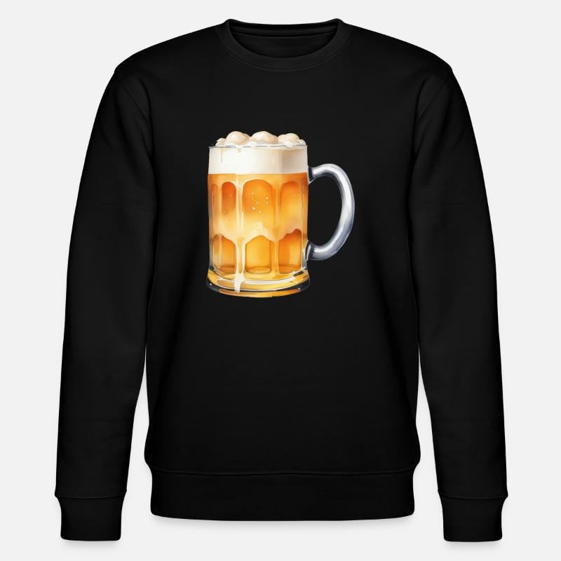 Maßkrug Bier - Stanley/Stella Unisex Bio-Sweatshirt CHANGER  - Schwarz