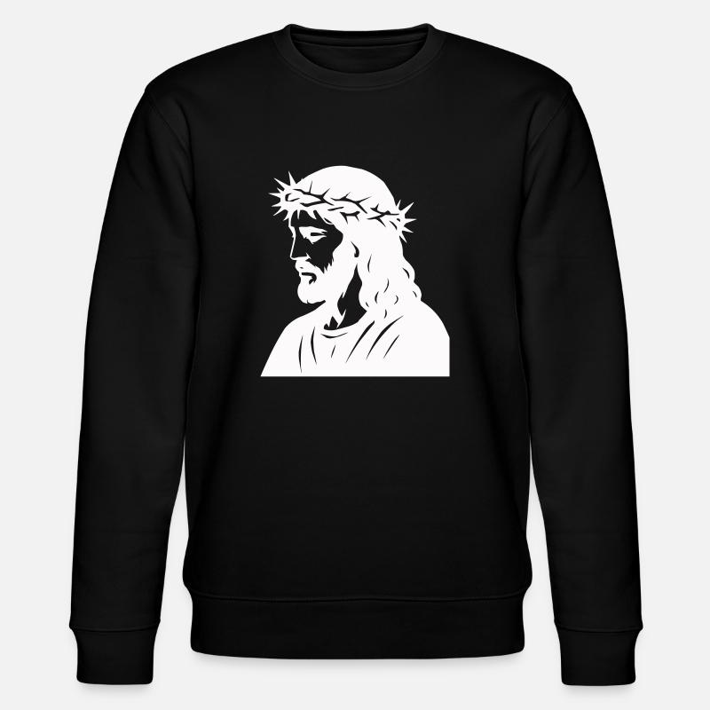 Jesus - Stanley/Stella CHANGER Unisex Organic Sweatshirt - black