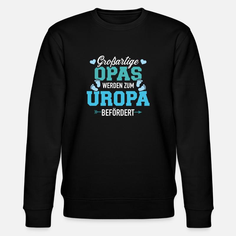 Uropa - Stanley/Stella Unisex Bio-Sweatshirt CHANGER  - Schwarz