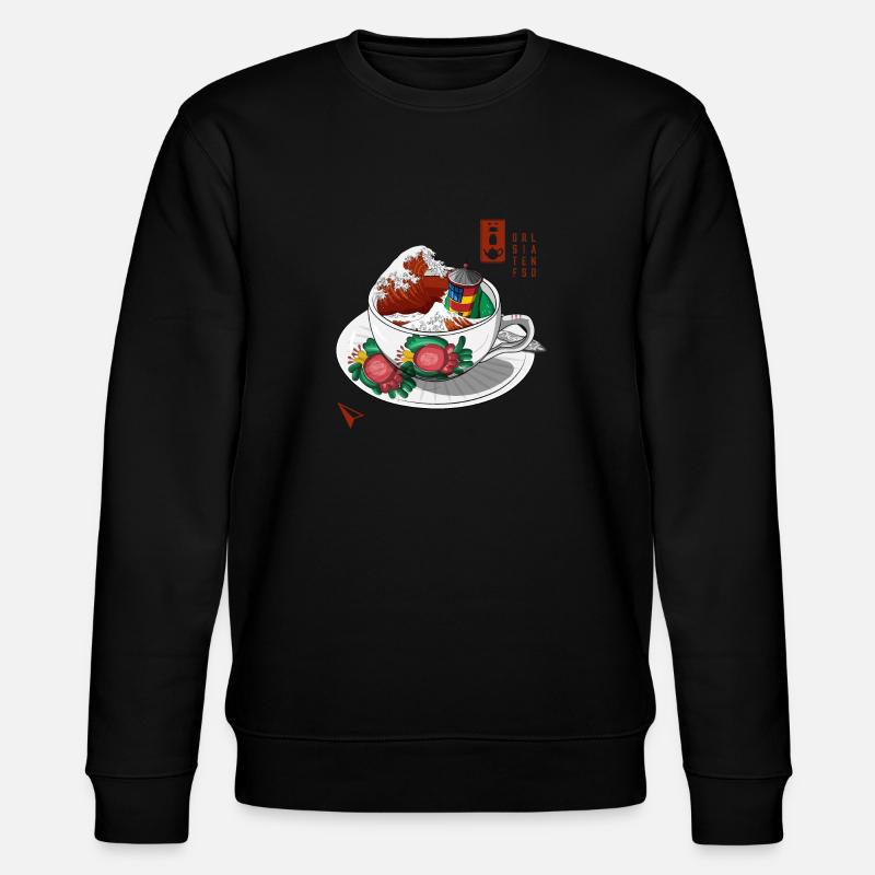 Frisian Tea Wave - Stanley/Stella Unisex Bio-Sweatshirt CHANGER  - Schwarz