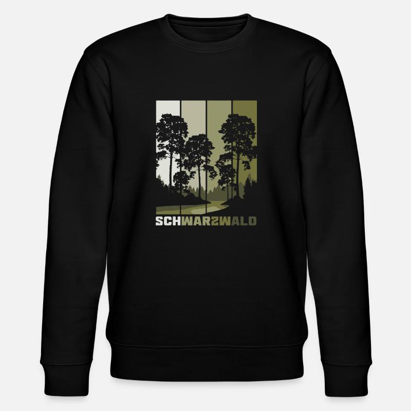 Schwarzwald - Stanley/Stella Unisex Bio-Sweatshirt CHANGER  - Schwarz