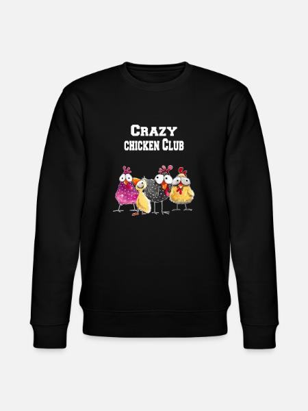 Crazy Chicken Club - Stanley/Stella CHANGER Unisex Organic Sweatshirt - black