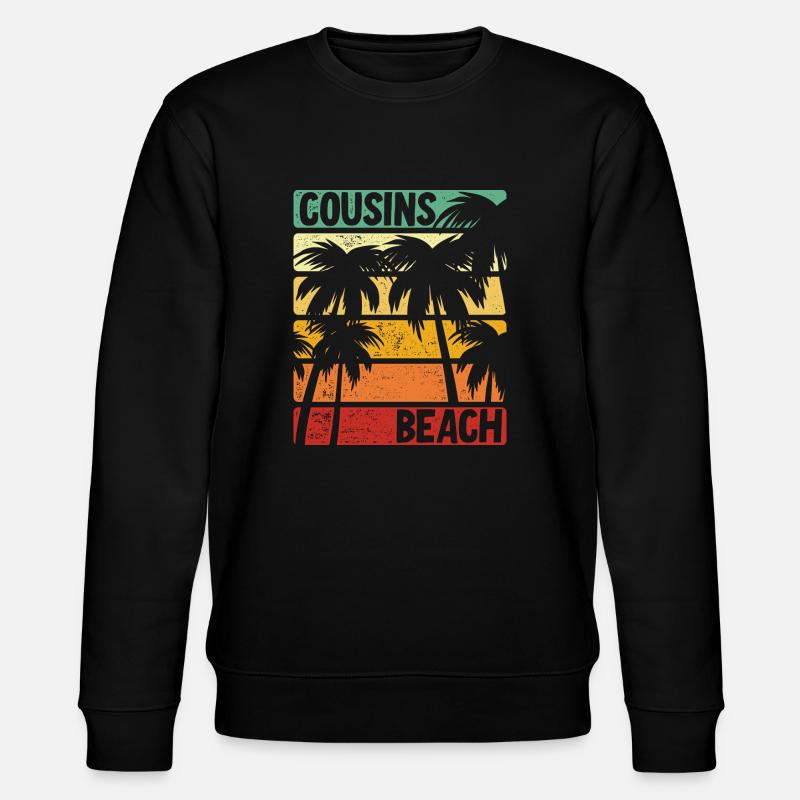 Cousins Beach - Stanley/Stella Unisex Bio-Sweatshirt CHANGER  - Schwarz