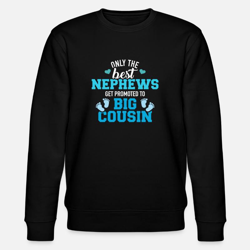 Great cousin - Stanley/Stella CHANGER Unisex Organic Sweatshirt - black