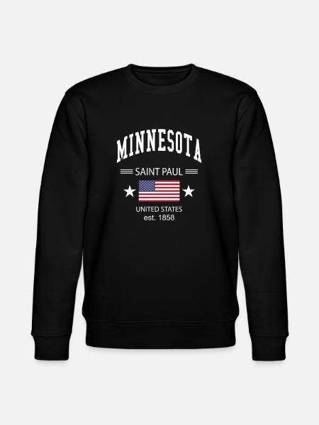 Minnesota - Stanley/Stella Unisex Bio-Sweatshirt CHANGER  - Schwarz