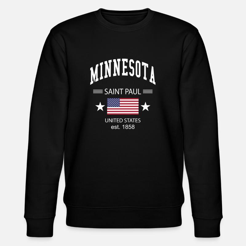 Minnesota - Sweat bio CHANGER Stanley/Stella Unisexe - noir