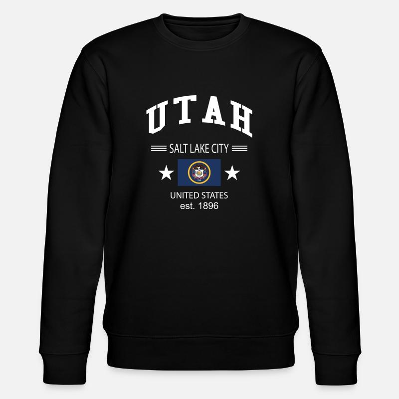 Utah - Stanley/Stella Unisex Bio-Sweatshirt CHANGER  - Schwarz