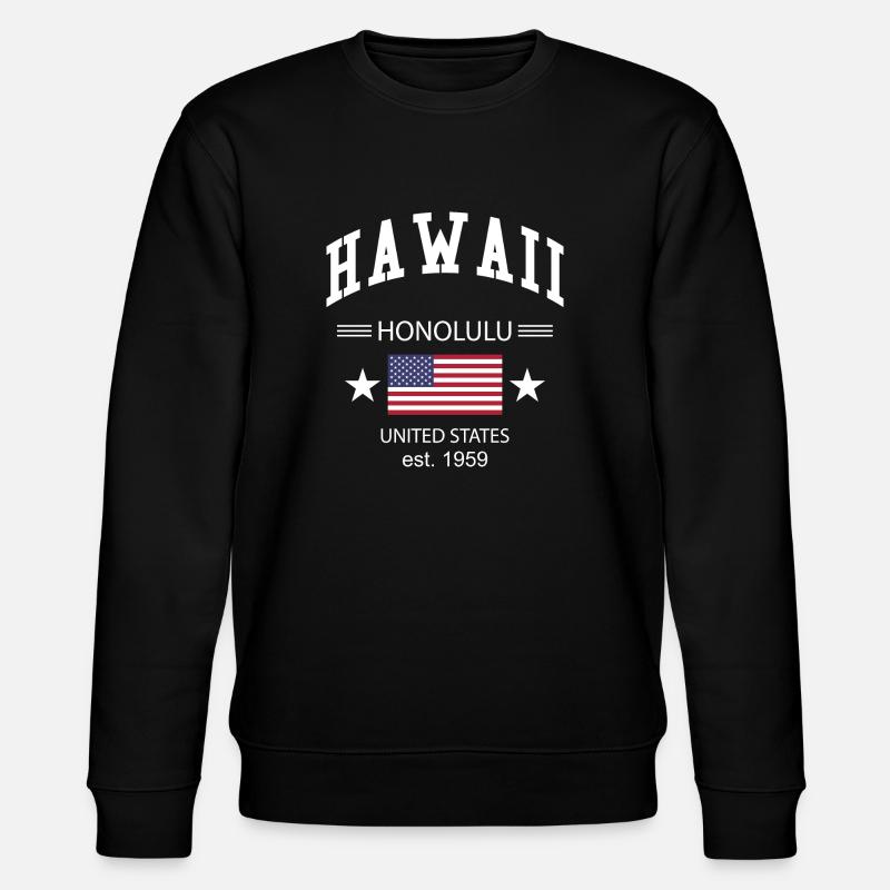 Hawaii - Stanley/Stella CHANGER Unisex Organic Sweatshirt - black