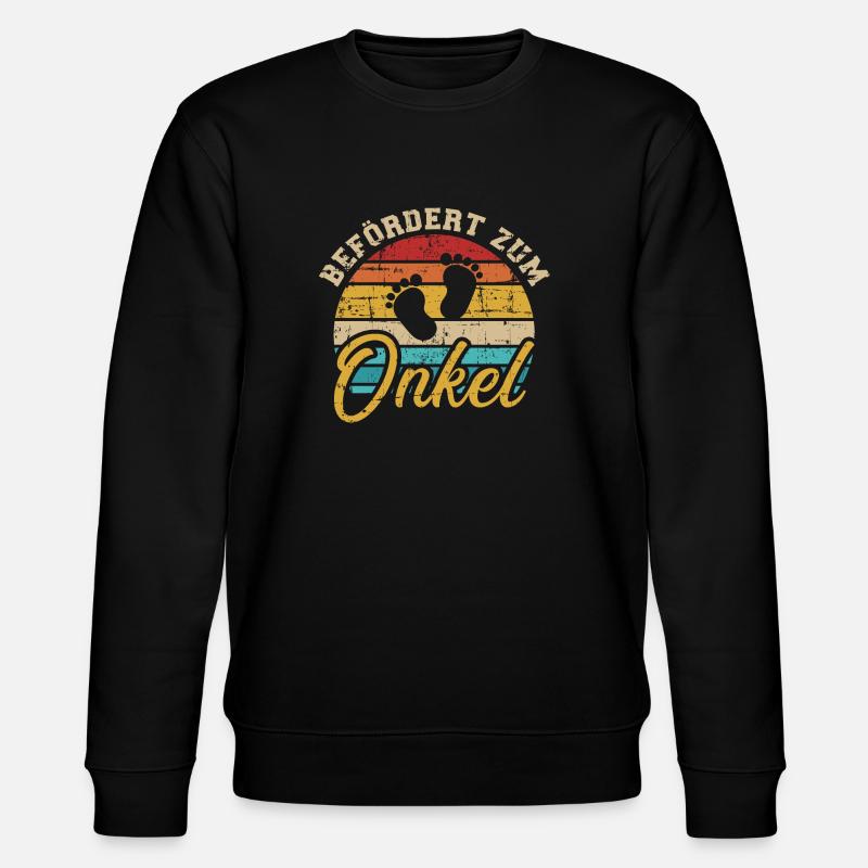 Onkel - Stanley/Stella Unisex Bio-Sweatshirt CHANGER  - Schwarz