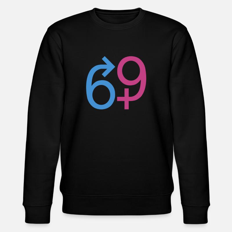 69 Hetero - Stanley/Stella Unisex Bio-Sweatshirt CHANGER  - Schwarz
